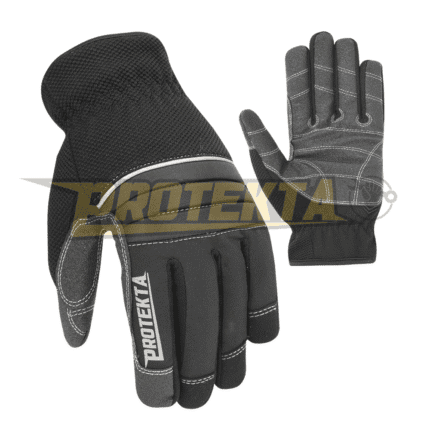 Synthetic Leather Mechanic Gloves – Waterproof Hi-Vis EN 388 CAT-2