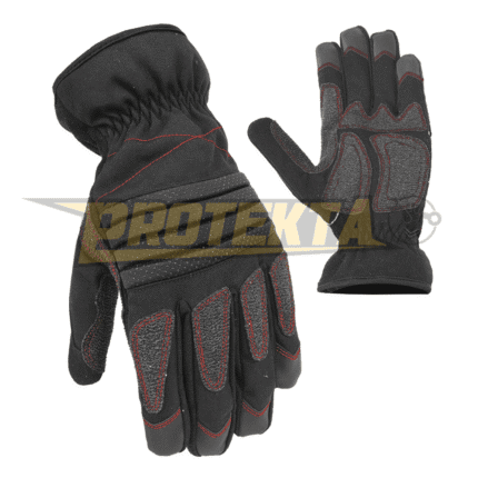 Synthetic Leather Mechanic Gloves – Kevlar Lining Padded Knuckle EN 388 CAT-2