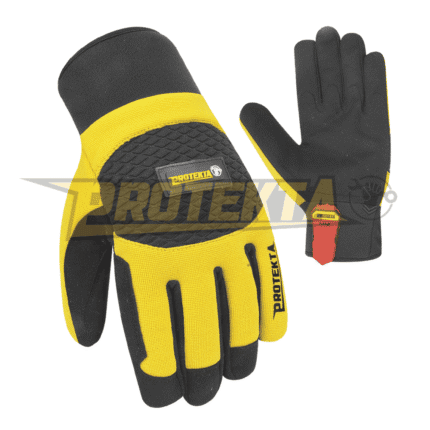 Synthetic Leather Mechanic Gloves – Kevlar Lining Open Cuff EN 388 CAT-2