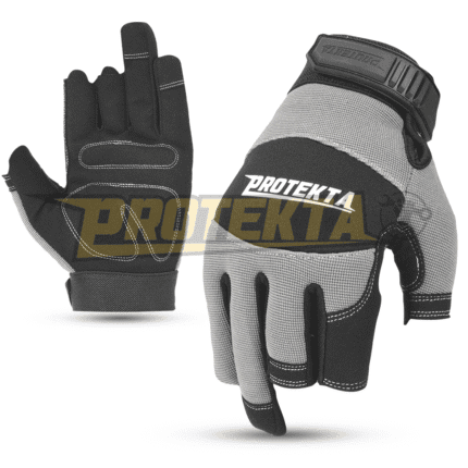 Three Finger Gloves – Synthetic Suede Neoprene Knuckle EN 388 CAT-2