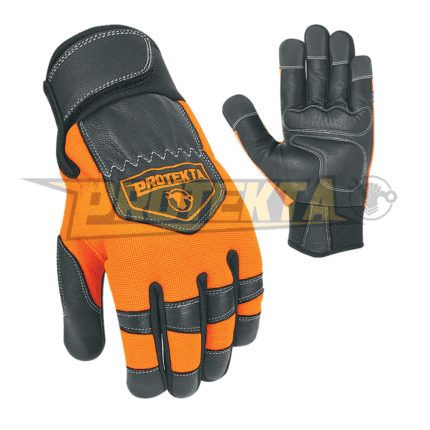 Goatskin Leather Mechanic Gloves – Kevlar Lining Reflective EN 388 CAT-2