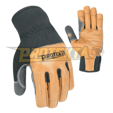 Goatskin Leather Mechanic Gloves – Wing Thumb Open Cuff EN 388 CAT-2