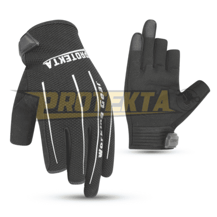 Three Finger Gloves – Synthetic Suede Neoprene Knuckle EN 388 CAT-2