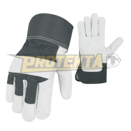 Rigger Gloves – Split Leather Knuckle Guard Safety Cuff EN 388 CAT-2