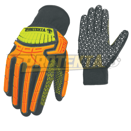TPR Impact Gloves Wholesale – EVA Rubber Padded Palm, EN 388 Certified