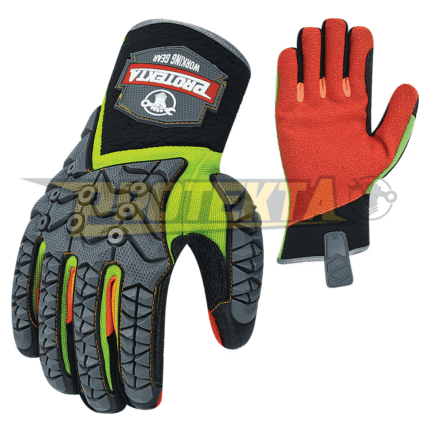 Extrication Gloves – TPR Kevlar ANSI Cut 4 EN 388 CAT-2