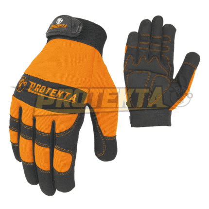 Synthetic Leather Mechanic Gloves – Neoprene Knuckle EN 388 CAT-2